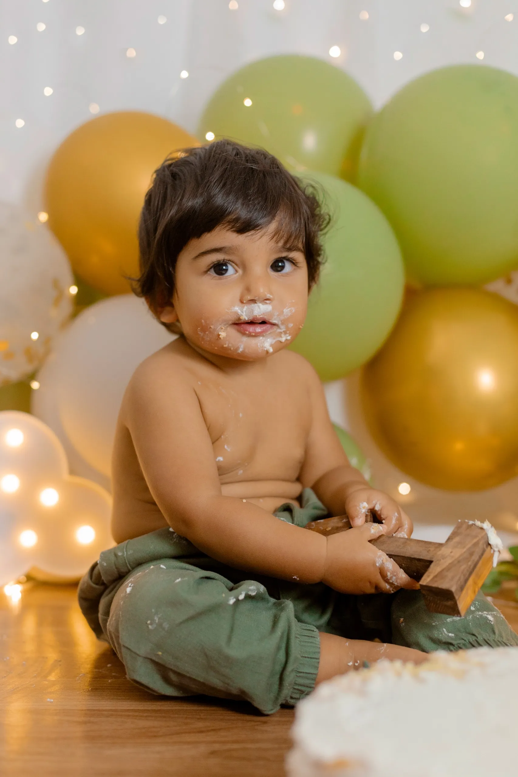 Servizio fotografico smash cake per il primo compleanno a Roma, Arianna De Rossi