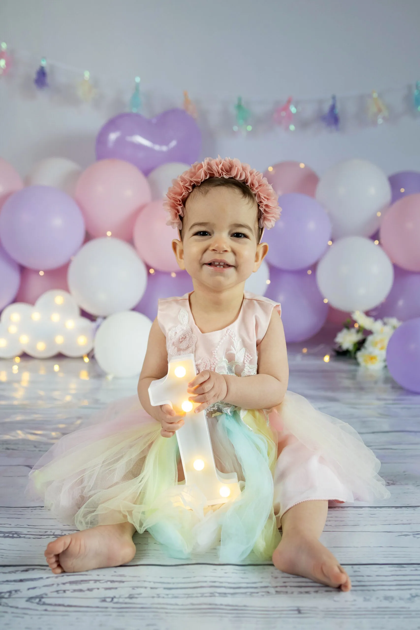 Servizio fotografico smash cake per il primo compleanno a Roma, Arianna De Rossi