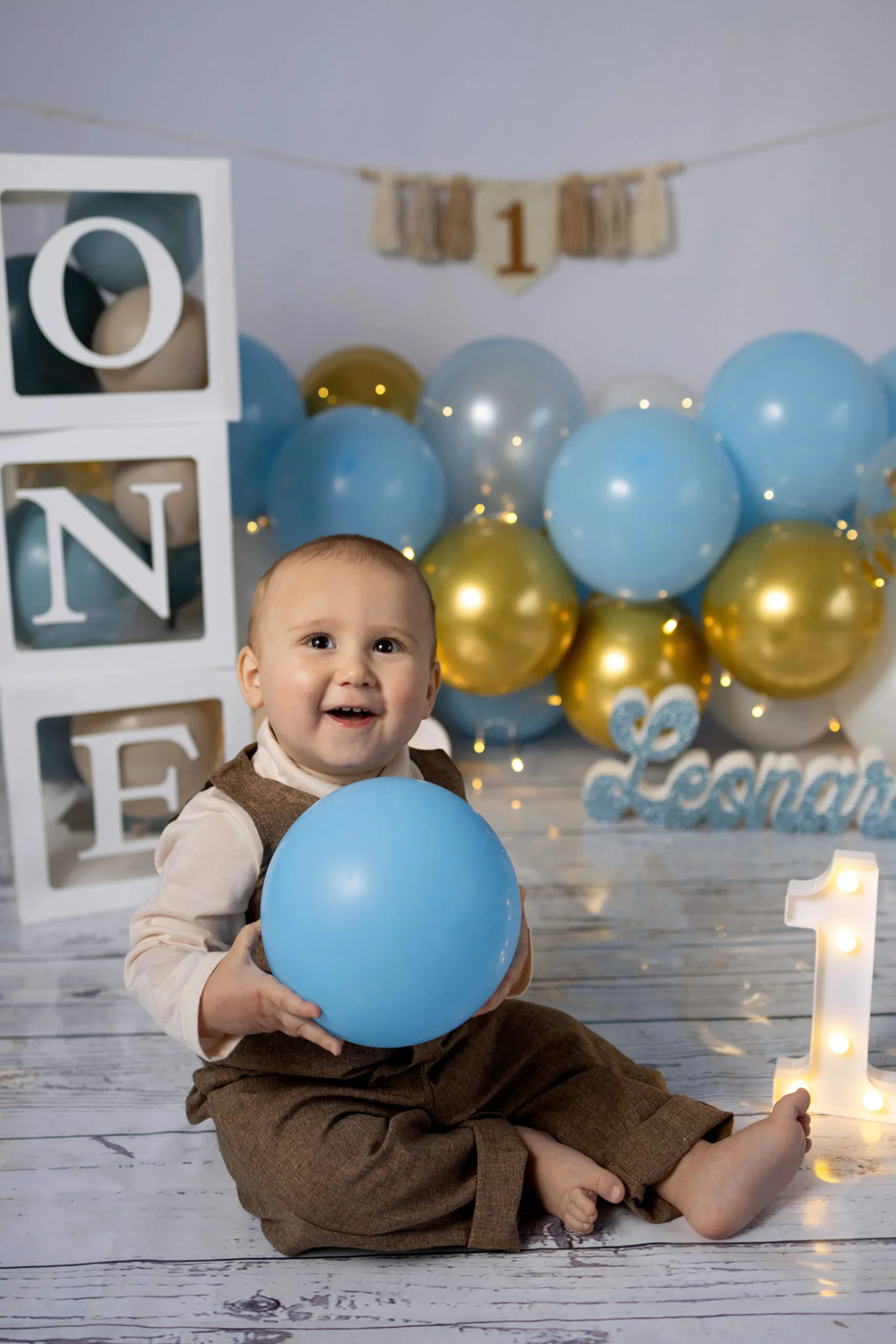 Servizio fotografico smash cake per il primo compleanno a Roma, Arianna De Rossi