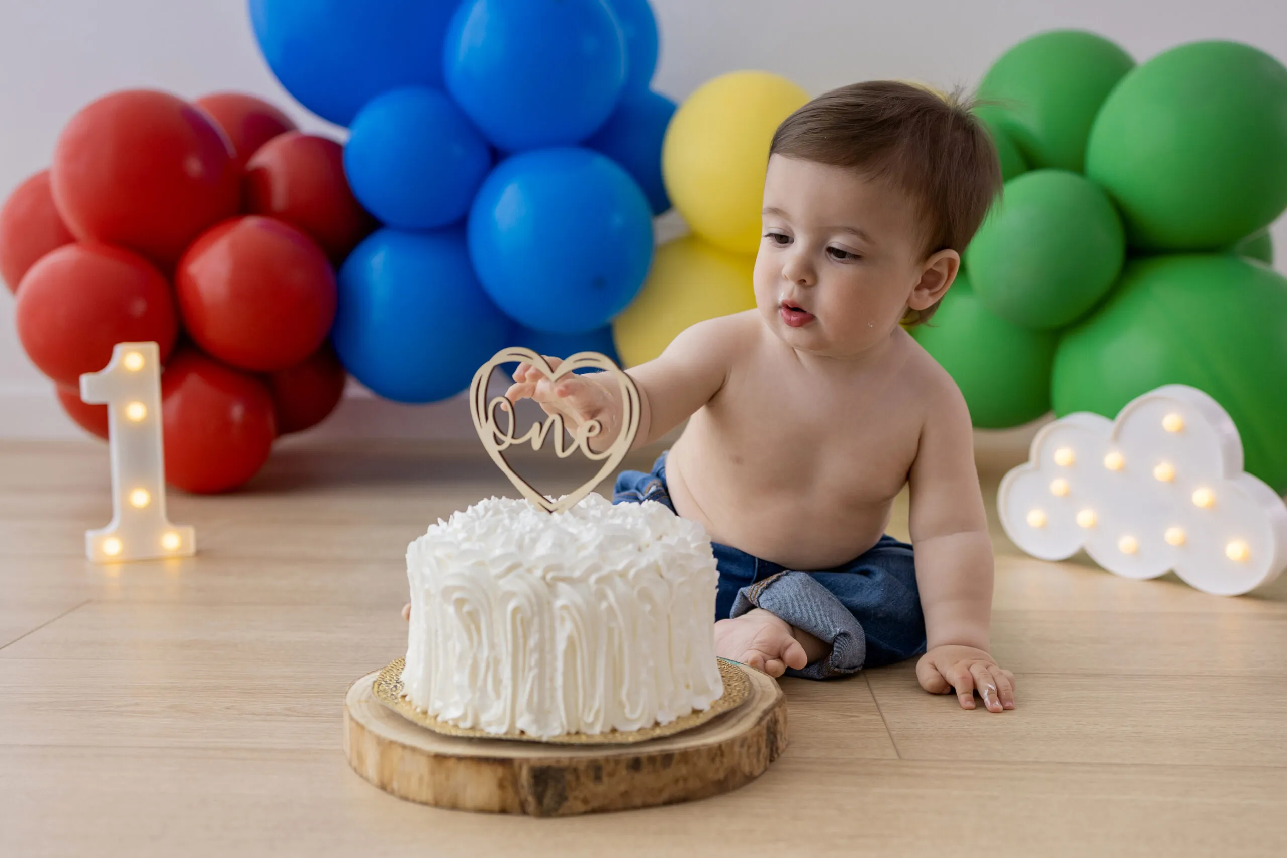Servizio fotografico per il primo compleanno dei bambini