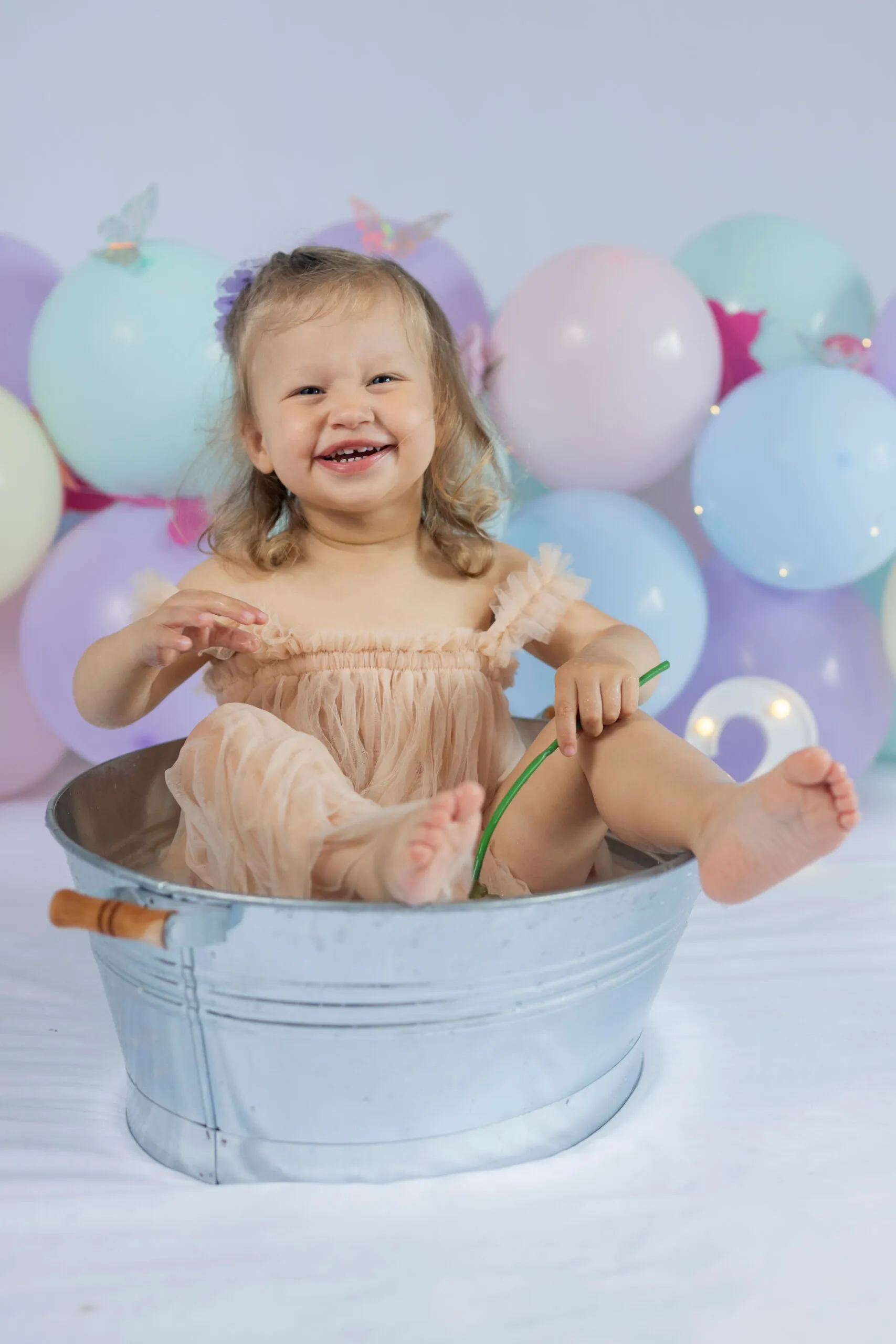 Servizio fotografico smash cake per il primo compleanno a Roma, Arianna De Rossi